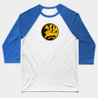 Triceratops Power Coin Baseball T-Shirt